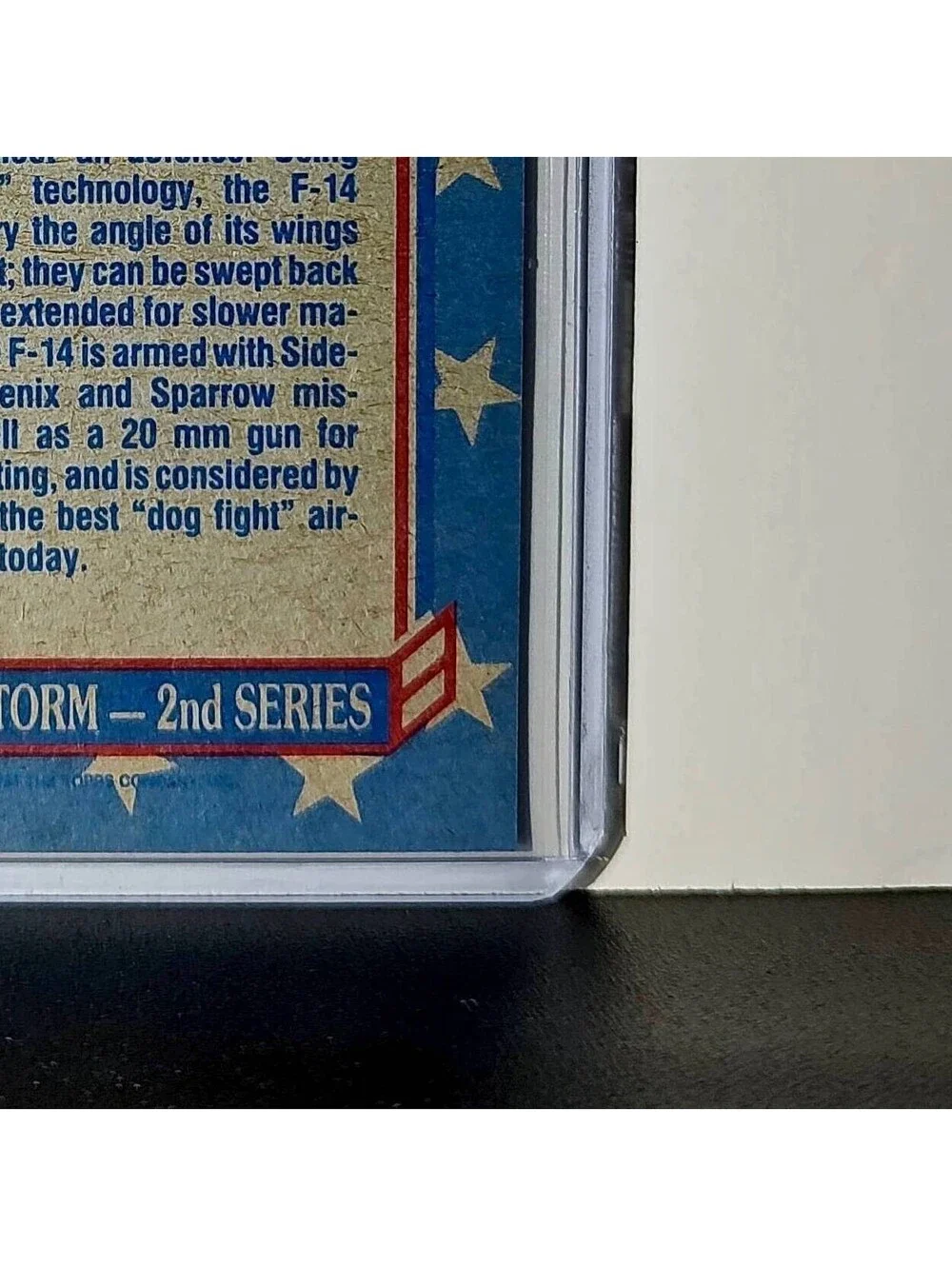 F-14 Fighter 1991 Topps Desert Storm #110 Card